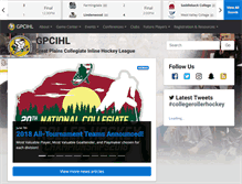Tablet Screenshot of greatplainshockey.com
